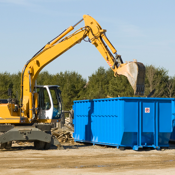 can i choose the location where the residential dumpster will be placed in Banks